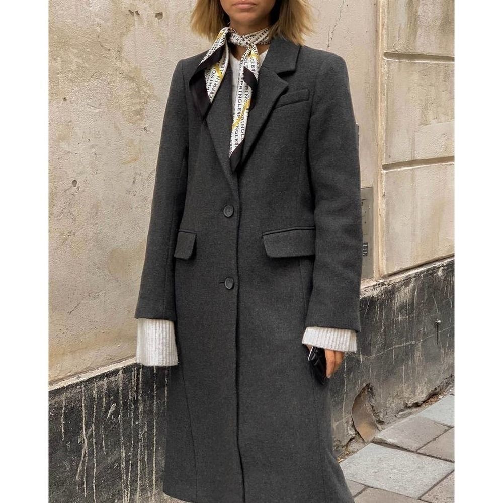 62% Wool Coat Premium Collection H&M